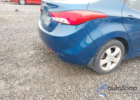2013 Hyundai Elantra Gls from USA, damaged, VIN KMHDH4AE8DU971690